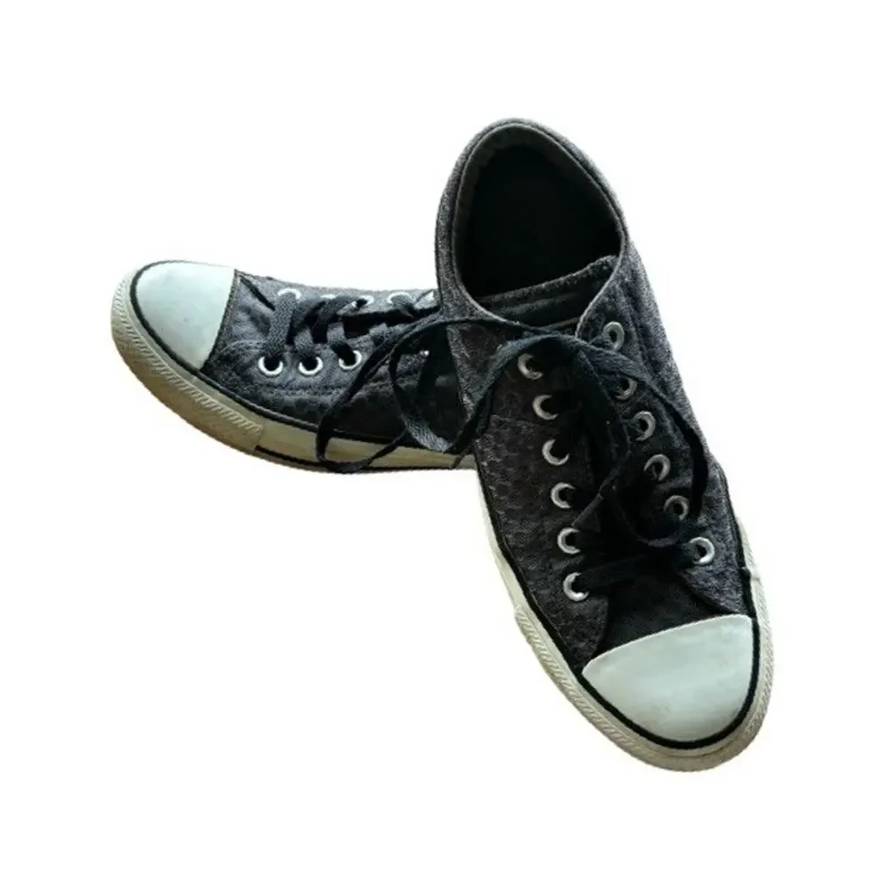 Converse All Star Chuck Taylor Madison Jacquard Sneakers 560295F Black Size 8